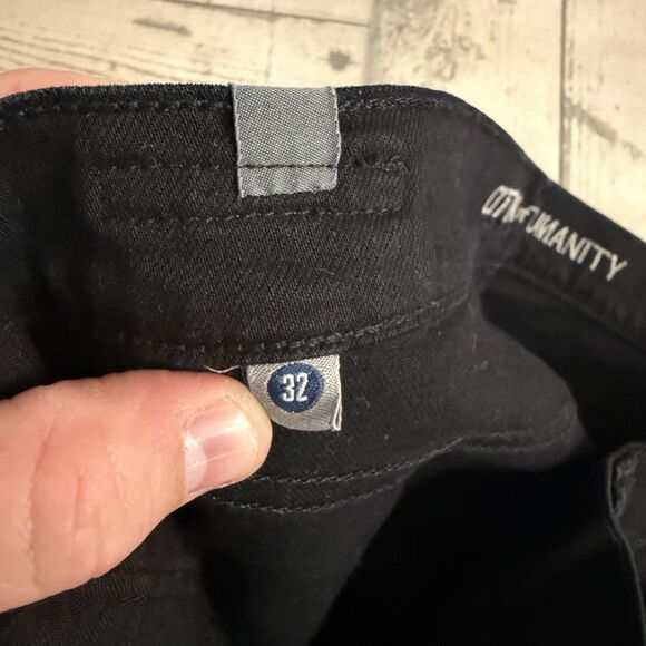 Citizens Of Humanity Women's W32xL34 Black Elson Medium Rise Straight Leg Jeans - Picture 5 of 7